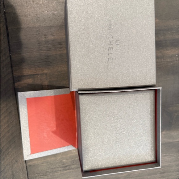 Michele Silver Chronograph Watch with Diamond Accents - Picture 9 of 12